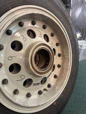 Lot Military Dunlop Aircraft Wheel & Tyre Assembly
