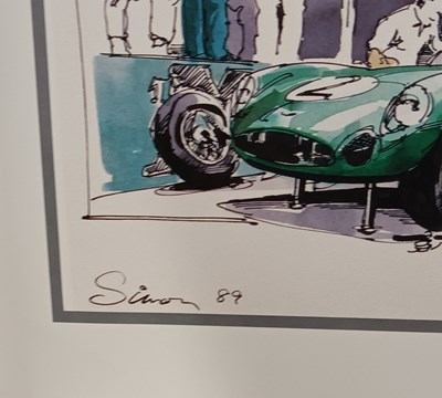 Lot Aston Martin print