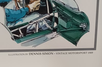 Lot Aston Martin print