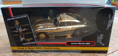 Lot Two James Bond Anniversary Aston Martin DB5 Goldfinger Model Cars