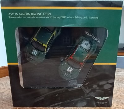 Lot Two official Aston Martin works DBR9 model sets