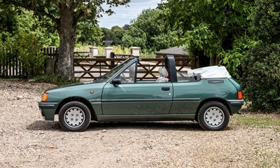 Lot 1990 Peugeot 205 Roland Garros Cabriolet