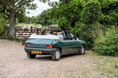 Lot 1990 Peugeot 205 Roland Garros Cabriolet