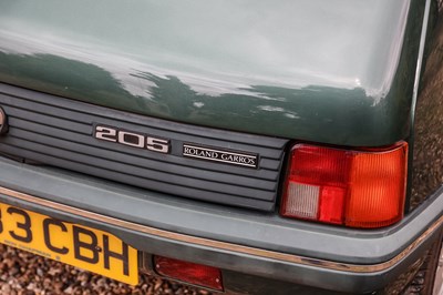 Lot 1990 Peugeot 205 Roland Garros Cabriolet