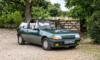 Lot 1990 Peugeot 205 Roland Garros Cabriolet
