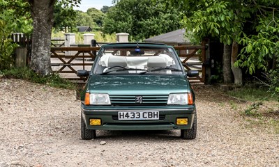 Lot 1990 Peugeot 205 Roland Garros Cabriolet