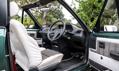 Lot 1990 Peugeot 205 Roland Garros Cabriolet