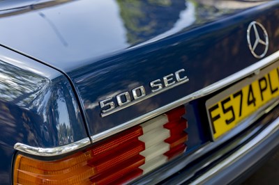 Lot 1989 Mercedes-Benz 500 SEC
