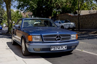 Lot 1989 Mercedes-Benz 500 SEC