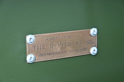 Lot 116 - 1950 Land Rover Series I 80"