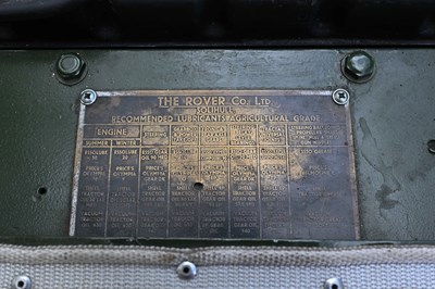 Lot 116 - 1950 Land Rover Series I 80"