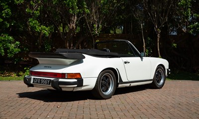 Lot 1983 Porsche 911 SC Cabriolet (3.0 litre)