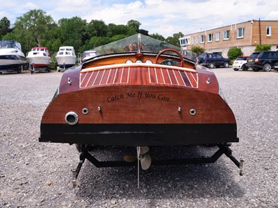 Lot 236 - Classic Style Wooden Speed Boat ‘Catch Me If You Can’