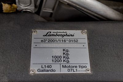 Lot 244 - 2007 Lamborghini Gallardo