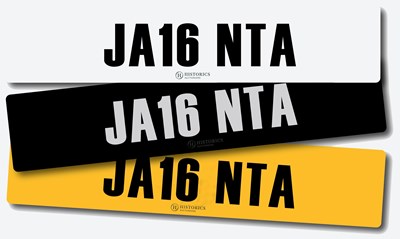 Lot Registration JA16 NTA