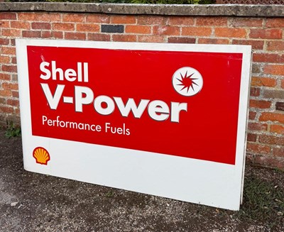 Lot 15 - Shell V Power forecourt sign