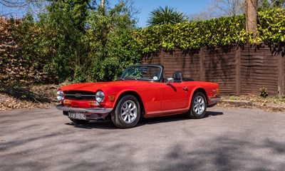 Lot 23 - 1972 Triumph TR6
