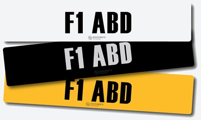 Lot 26 - Registration F1 ABD