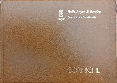 Lot 38 - Rolls-Royce and Bentley Owner's Handbook