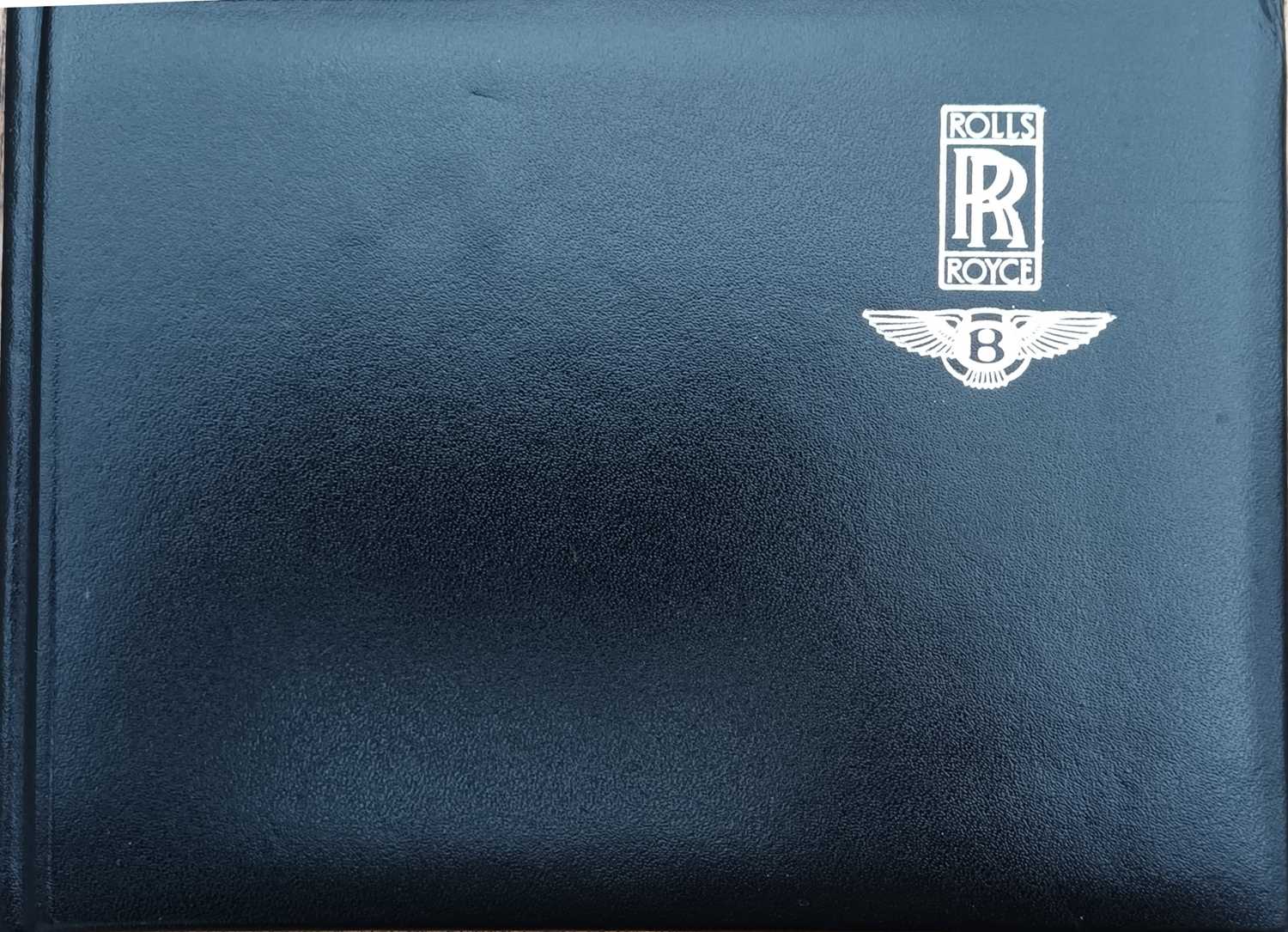 Lot Rolls-Royce Silver Shadow Owner's Handbook