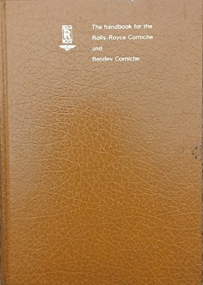 Lot 42 - Rolls-Royce and Bentley Corniche Driver's Handbook