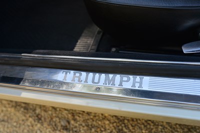 Lot 140 - 1972 Triumph Stag