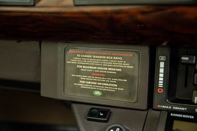 Lot 231 - 1993 Range Rover Classic 3.9 Vogue SE Limited Edition