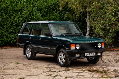 Lot 231 - 1993 Range Rover Classic 3.9 Vogue SE Limited Edition