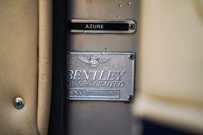 Lot 155 - 2001 Bentley Azure