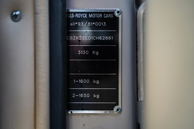 Lot 155 - 2001 Bentley Azure