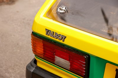 Lot 232 - 1981 Talbot Sunbeam Lotus ‘Tolman Special’