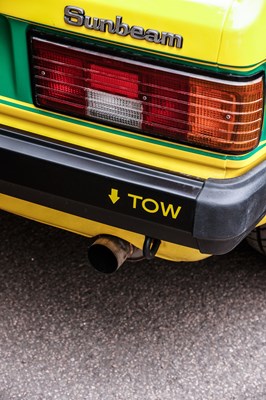 Lot 232 - 1981 Talbot Sunbeam Lotus ‘Tolman Special’