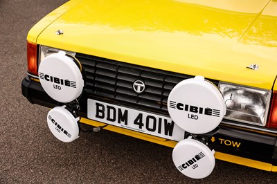 Lot 232 - 1981 Talbot Sunbeam Lotus ‘Tolman Special’