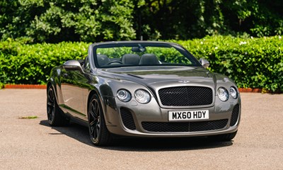 Lot 2010 Bentley Continental GTC Supersports