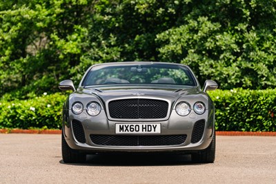 Lot 160 - 2010 Bentley Continental GTC Supersports