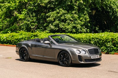 Lot 160 - 2010 Bentley Continental GTC Supersports