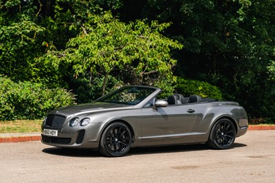 Lot 160 - 2010 Bentley Continental GTC Supersports