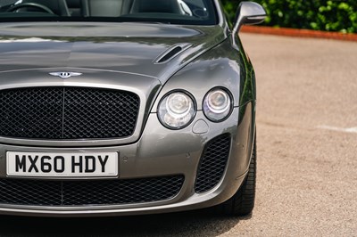 Lot 160 - 2010 Bentley Continental GTC Supersports