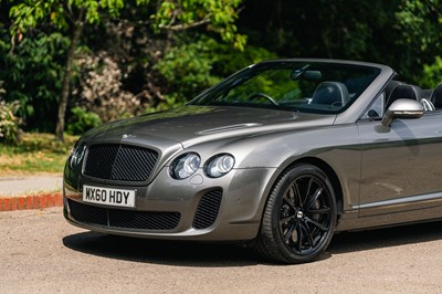 Lot 160 - 2010 Bentley Continental GTC Supersports
