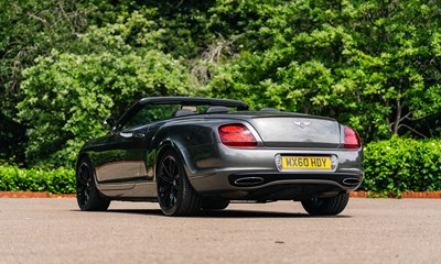 Lot 160 - 2010 Bentley Continental GTC Supersports