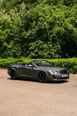 Lot 160 - 2010 Bentley Continental GTC Supersports