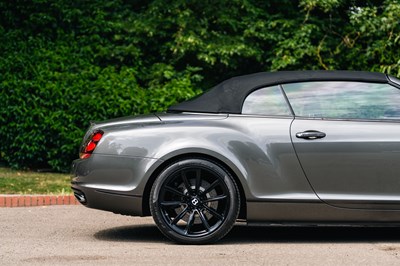 Lot 160 - 2010 Bentley Continental GTC Supersports