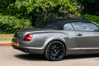 Lot 160 - 2010 Bentley Continental GTC Supersports