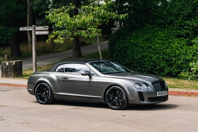 Lot 160 - 2010 Bentley Continental GTC Supersports