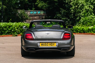 Lot 160 - 2010 Bentley Continental GTC Supersports