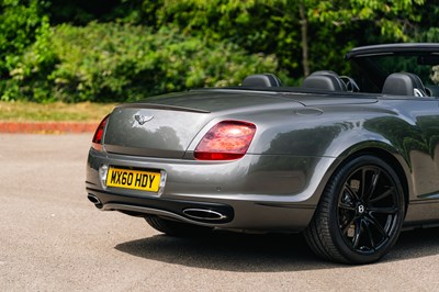 Lot 160 - 2010 Bentley Continental GTC Supersports