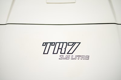 Lot 1981 Triumph TR7 V8 Development Car