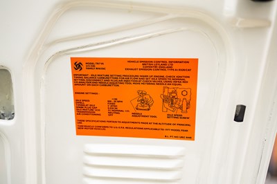 Lot 1981 Triumph TR7 V8 Development Car