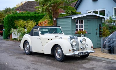 Lot 1949 Triumph 2000 Roadster