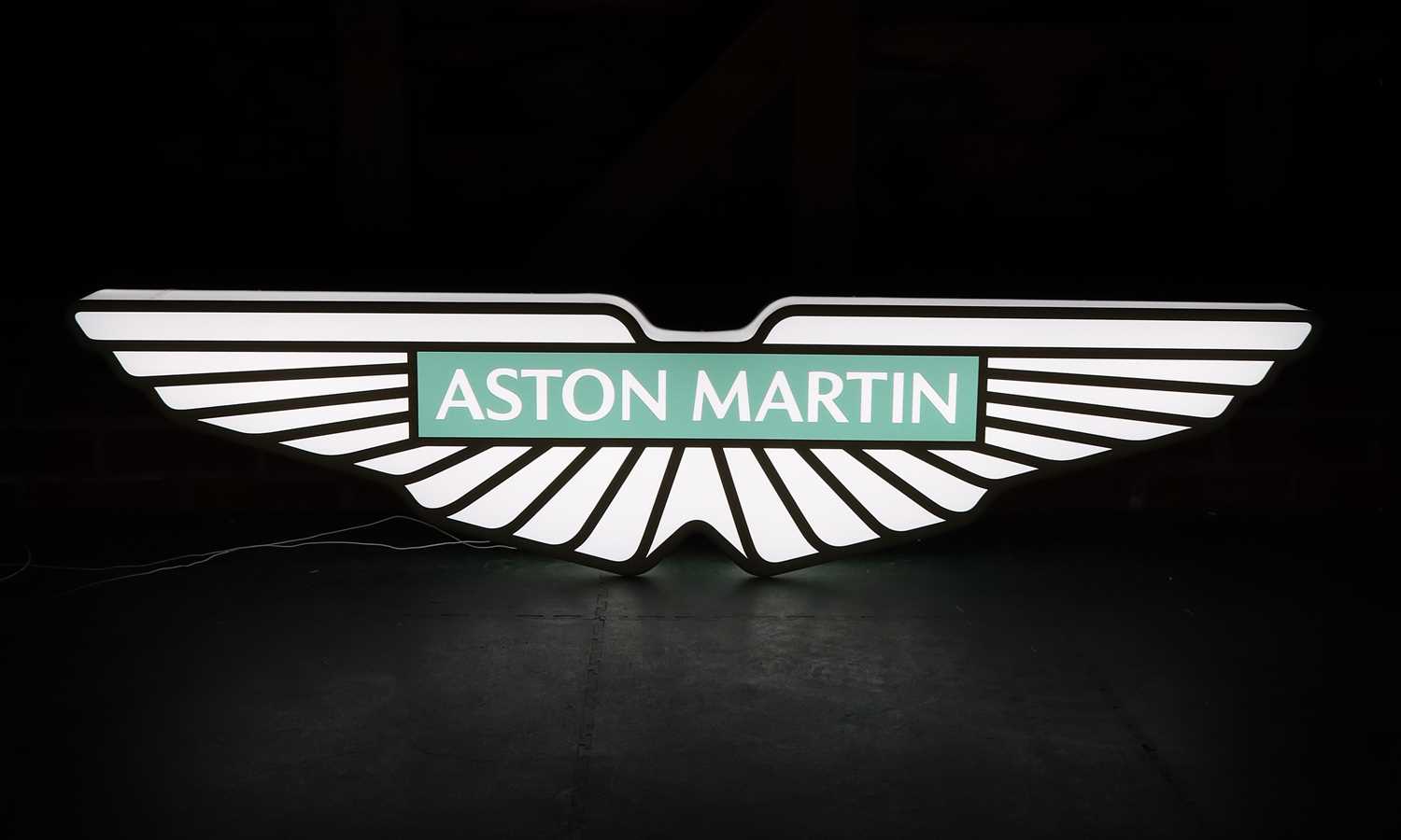 Lot Aston Martin Showroom Sign